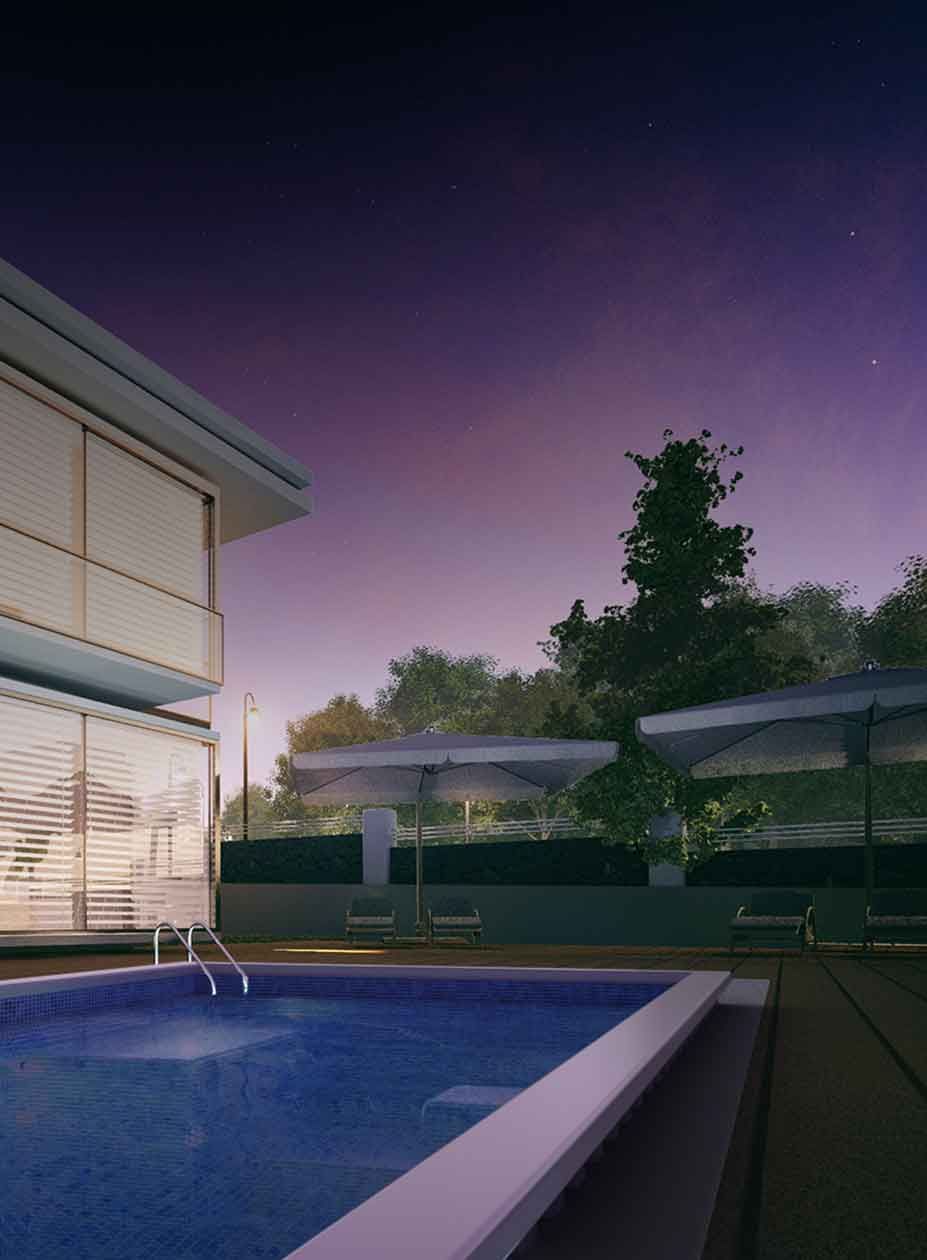 partially inground container pool